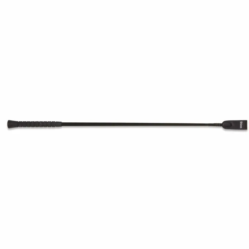 Shires 26.5 Inch Plain Stem Whip In Black